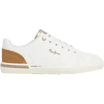 Pepe Jeans Kenton Campus Schoenen Wit EU 36 Vrouw