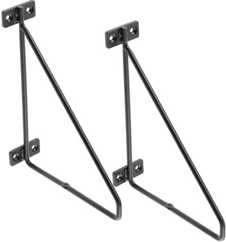 1 Paar Plankconsoles RK11 zwart Schapdrager Plankdrager Planksteun Onderbalk van SOTECH