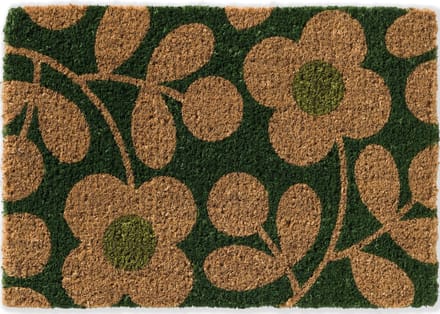 Orla Kiely Doormat Stem Sprig Emerald 563907 - 40 x 60 cm