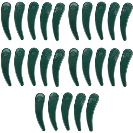 25 stuks grasmaaier plastic mes ABS platte tand huis schoon apart snel snijden plastic mes voor