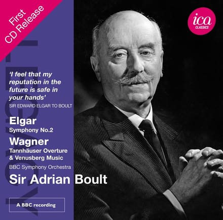 BBC Symphony Orchestra, Sir Adrian Boult - Elgar: Symphony No.2 - Wagner: Tannhäuser Overture (CD)