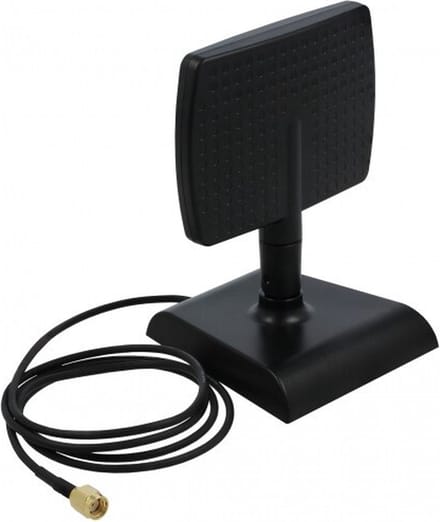 Wlan WiFi 6 antenne RP -SMA -plug 4 - 6 DBI Directioneel met magnetische basis met kantelverbinding