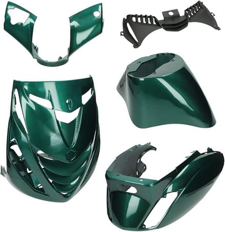 Kappenset Piaggio Zip 2000 SP Jaguar green groen DMP 5-delig