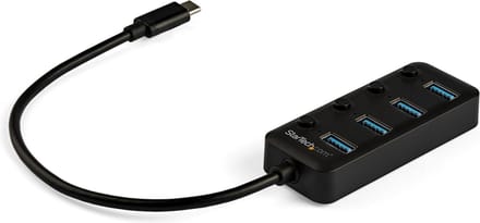 StarTech.com USB-C Hub 4-port USB hub - 4 - USB 3.2 - Zwart