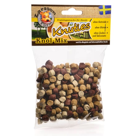 Larsson Boerderij Knuties - Voordeelpakket: 3 x 1 Stk. Knöl-Mix (4 Soorten, 150 g)