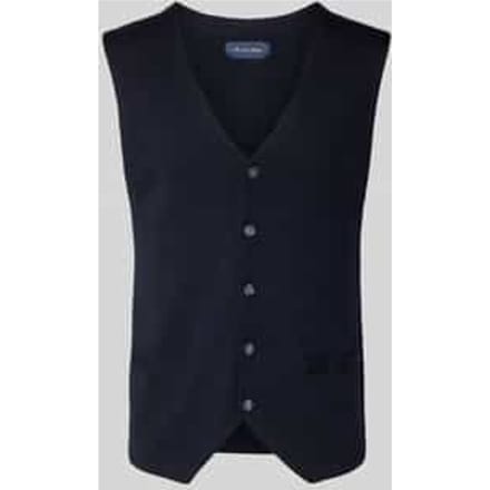 Wollen gilet met V-hals