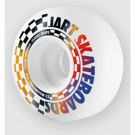 Jart Checker 52mm 99A Classic Shape Wielen wit