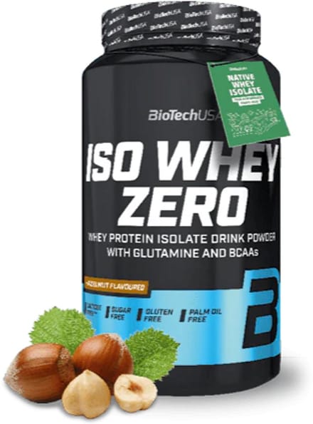 BiotechUSA isolaat eiwitpoeder - ISO WHEY zero (908 g) - smaak: Hazelnoot