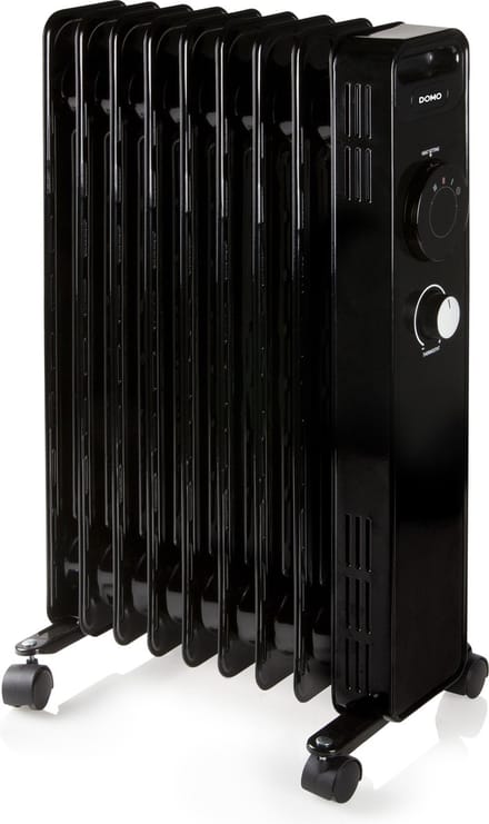 DOMO DO7327R - Olieradiator - 2000W - Zwart