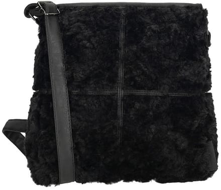 Enrico Benetti Fay Schoudertas Teddy 65028 - Zwart