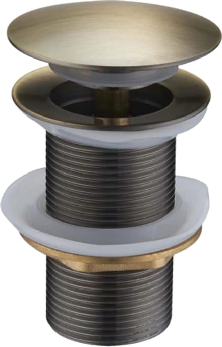 Mexen klik-klak plug rond, antiek messing - 79910-40