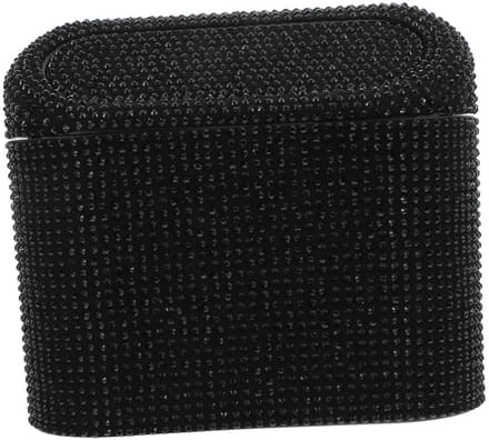 Auto Prullenbak - Afvalhouder Mini - Auto Opruimen - Bling Strass Design - Compact Formaat - Zwart