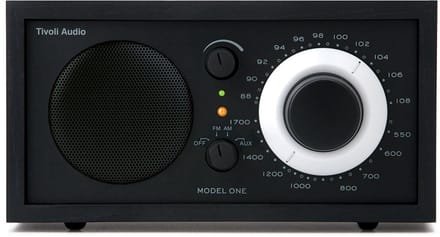 Tivoli Audio - Model One - FM/AM Radio - Zwart/Zwart/Zilver