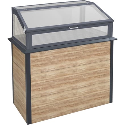 Westmann Primus Plus M - Verhoogde Kweekkas 100x50x113 cm - Houtlook