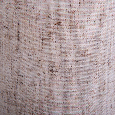 Plafondlamp Wandlamp "Maron" 17cm lengte 1 spots E14 Chroom Textiel Grijs