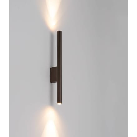 Nowodvorski Lighting Wandlamp Laser, bruin, metaal, 40 cm hoog, G9