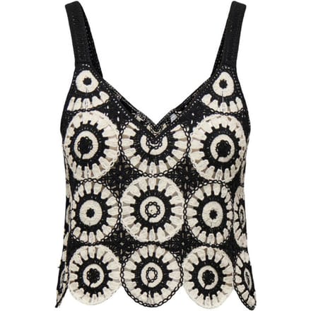 Only Top Onlyvonne S/l Top Jrs 15289731 Black/birch Dames Maat - M