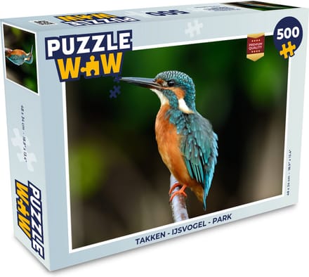 Puzzel Takken - IJsvogel - Park - Legpuzzel - Puzzel 500 stukjes