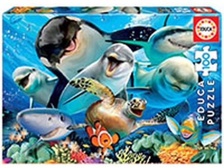 100 stukjes puzzel Educa Bajo El Agua