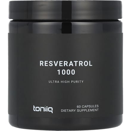 Toniiq, Resveratrol 1.000, 60 Capsules