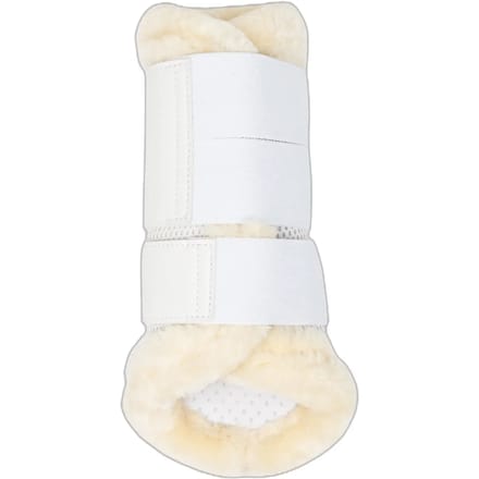 Lemieux Beenbeschermers Lemieux Fleece Edge Mesh Brushing Wit-beige
