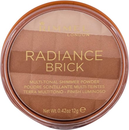 Rimmel - Radiance Brick Bronzer - Pudrový bronzer 12 g 001 Light -