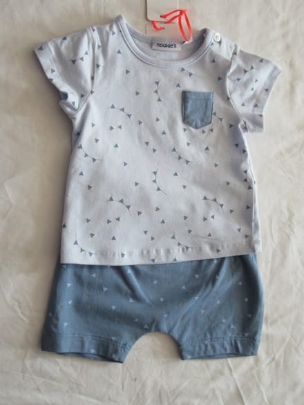 noukie's , kledingset , jongen , blauw ,  3 maand  62