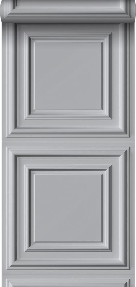 Origin Wallcoverings eco-texture vliesbehang wandpanelen grijs - 347814 - 50 cm x 9 m