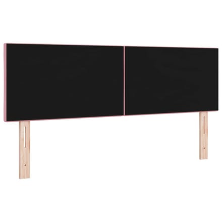 vidaXL - Hoofdbord - Roze - 144 - cm - Fluweel
