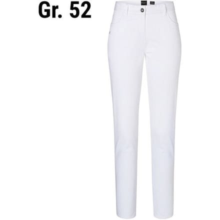 (6 stuks) KARLOWSKY Dames 5-zakken Broek - Wit - Maat: 52