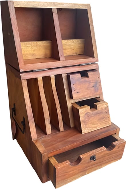 Bureaukastje / Opbergkastje 26 x 26 x H26/41 cm – Compact & Functioneel