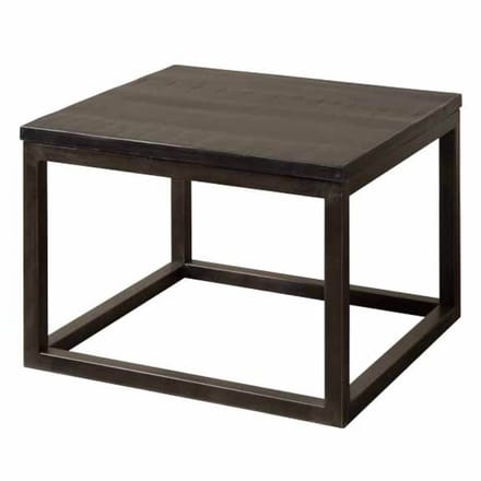 Tower Living - Paterno bijzettafel vierkant - 60 cm - zwart