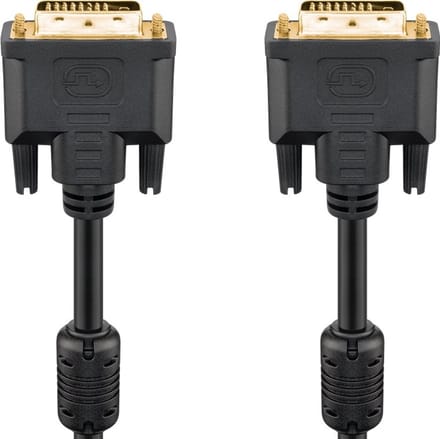 Goobay DVI-D Full HD Cable Dual Link, gold-plated 1.8 m