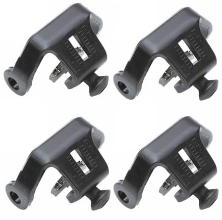 Ht Components T2-sx Plaat Voor Het Bevestigen Van Schoenplaatjes Zilver