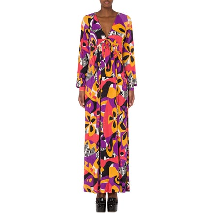 Moschino Geometric Print Jersey Dress Multicolour Taglia: 38 | Maxi abiti Outlet | Donna