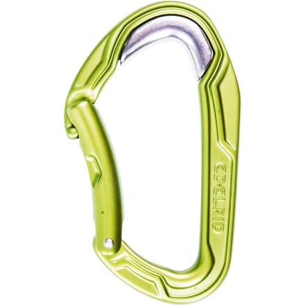 Edelrid Bulletproof Bent Karabijnhaak Groen