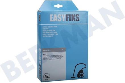 Easyfiks R15 stofzuigerzakken geschikt voor Rowenta Bully - 5 stuks