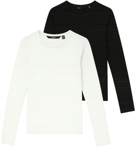 VERO MODA MATERNITY - VMMCHLOE LS TOP JRS NOOS 2P - Dames - Lange mouwen shirts