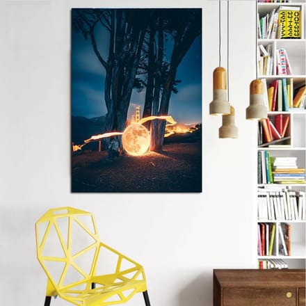 DINGPU volledige ronde boor 5D DIY diamant schilderij borduren kruissteek 5D Home Decor 20X30CM gray
