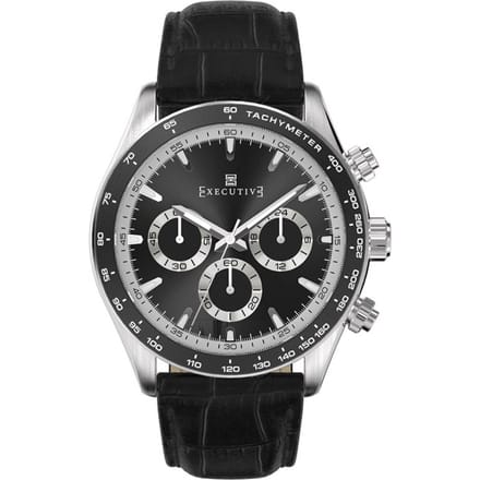 Executive Tweed Chronograph Staal 42mm | EX-1018-03