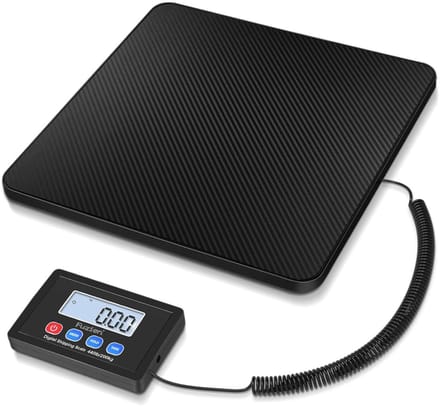 Vloerweegschaal - 200 kg / 10 g - Antislipmat - LCD - Digitale Pakketweegschaal