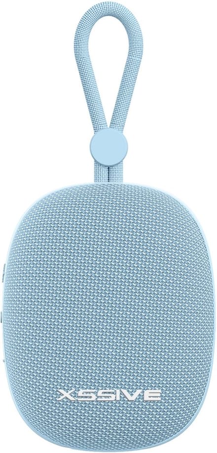 Mini Speaker Bluetooth 5.3 - 12+ Uur Afspeeltijd - Spatwaterbestendig - Draadloze Speakers Klein - Blauw