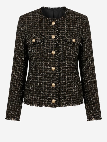 OMBRE Blazer - Regular Fit - Knopen Zwart L