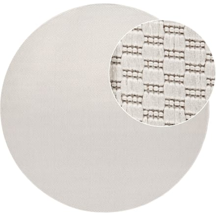 Binnen- en buitenkleed Venezia ivoor 80 cm rond
