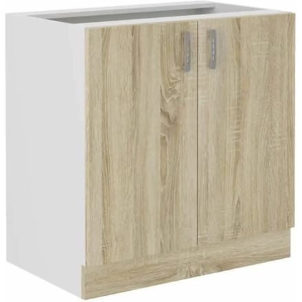 AUCUNE – SARA – Keukenkast onderkast – 2 deuren – Eiken decor