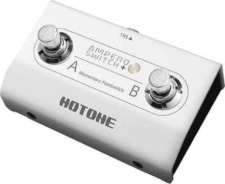 HoTone FS-2 compact momentary footswitch AMPERO SWITCH +, with 2 buttons