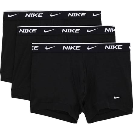 Nike Ademend Katoen Stretch Boxershorts 3-Pack Heren ondergoed Zwart KE1008-UB1 XL gray