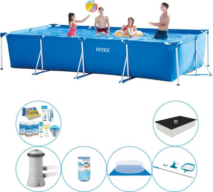 Frame Pool Rechthoekig 450x220x84 cm - Zwembad Combinatie Deal