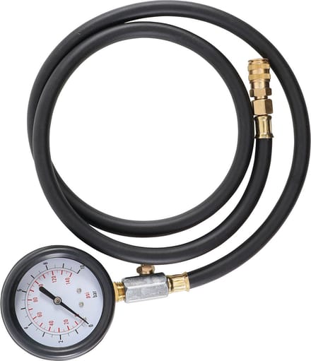 BGS Manometer met ventiel 0 - 10 Bar voor Art. 8007 - 8007-2