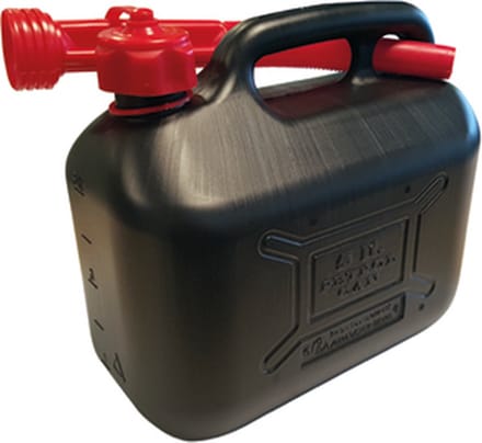 TCP Jerrycan 5 Liter met Schenktuit - UN-gekeurd - Kunststof - Zwart